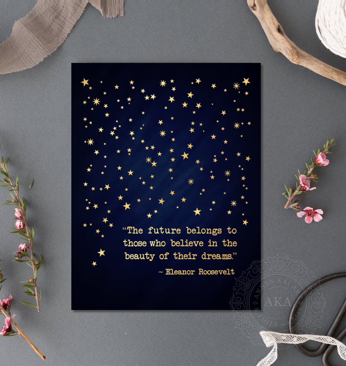 Eleanor Roosevelt Quote Art Print, Dream Message - Image 4