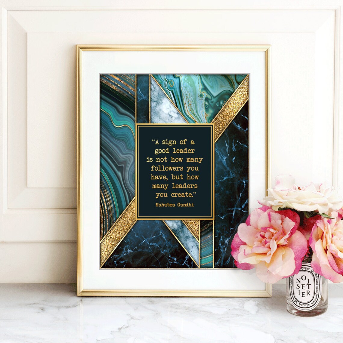 Gold Inspirational Quote Art Print for Mentors - Image 5