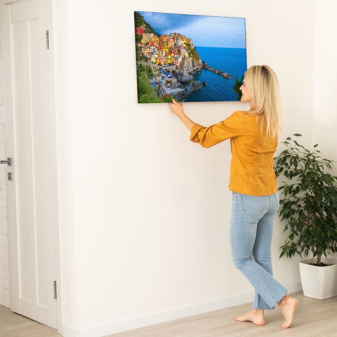 Manarola Cinque Terre Colorful Cliffside Village Coast Poster - Image 5
