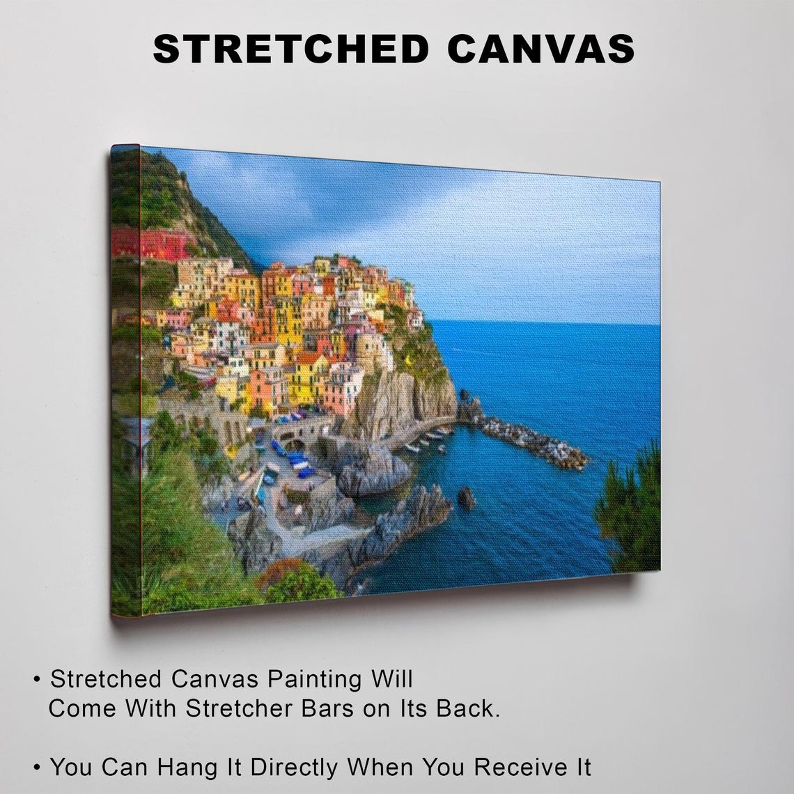 Manarola Cinque Terre Colorful Cliffside Village Coast Poster - Image 3