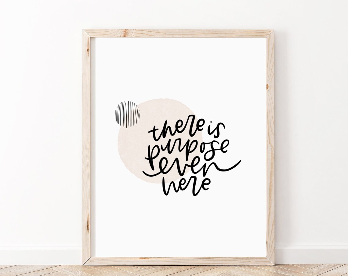 Mental Health Poster, Positive Affirmation Art Print