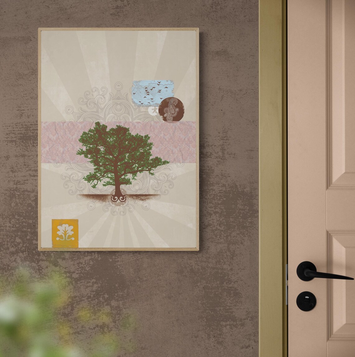 Tree Of Life Japandi Art Print, Spiritual Decor - Image 3
