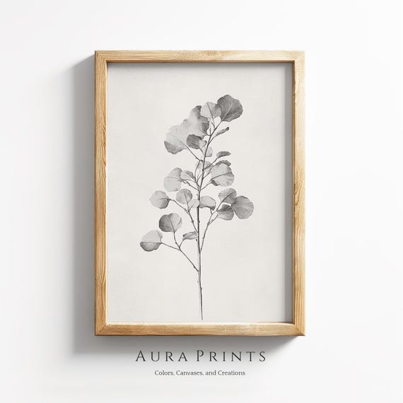 Handdrawn Plant Sketch Minimalist Botanical Line Art 1296