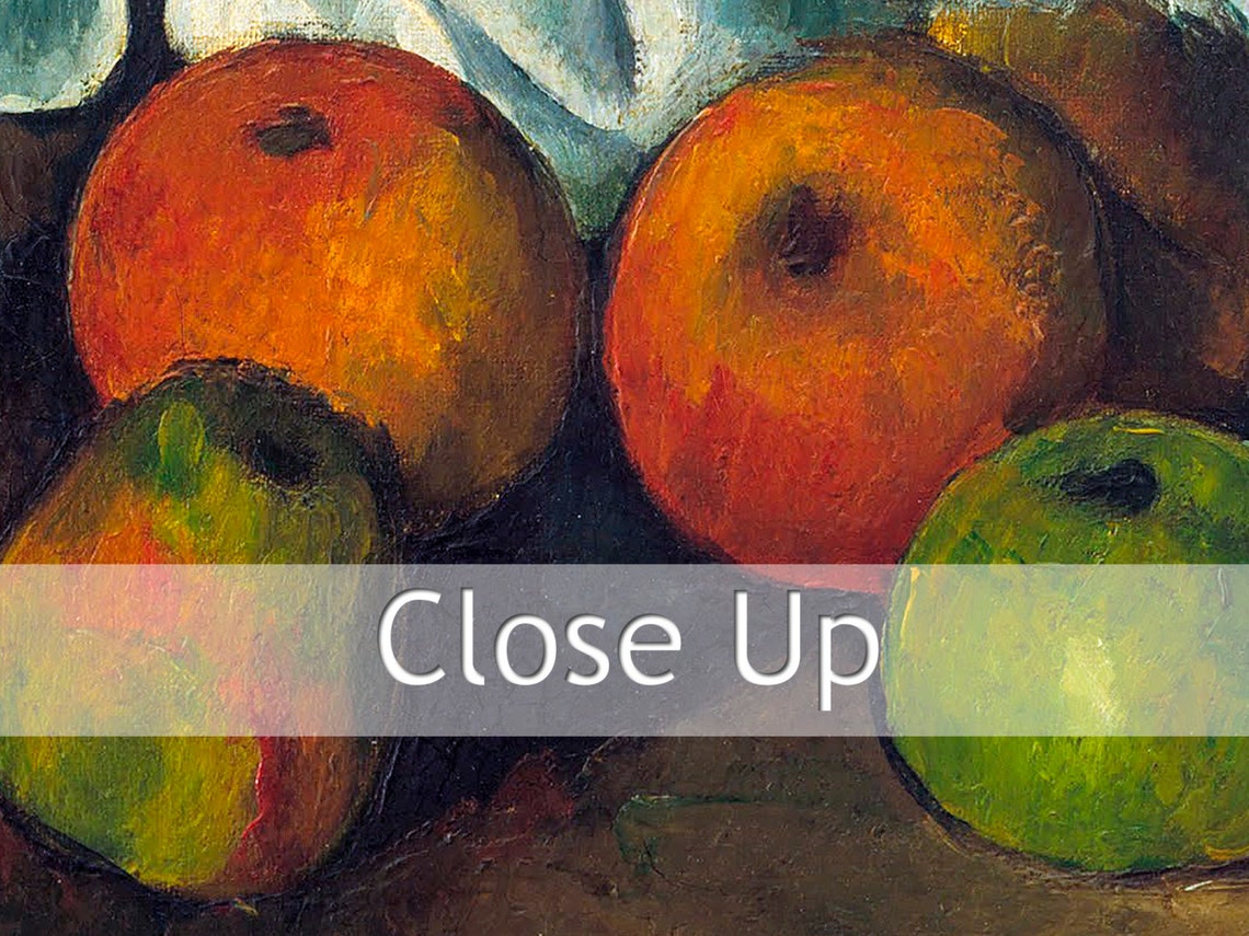 Paul Cezanne Milk Can and Apples 1880 Classic Still Life Poster - Image 2