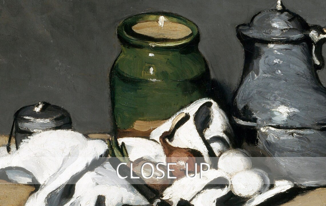 Paul Cezanne Still Life With Kettle Fine Art Glice 1869 Sku 0209 - Image 2