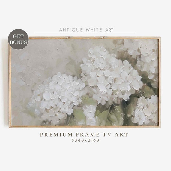 Hydrangea Floral Vintage Country Summer Art Print