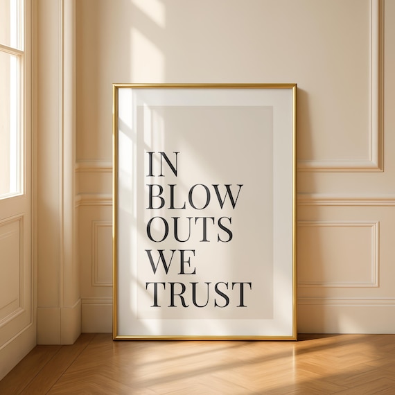 Hair Salon Prints Blow Outs Beauty Room Decor Stylist Posters