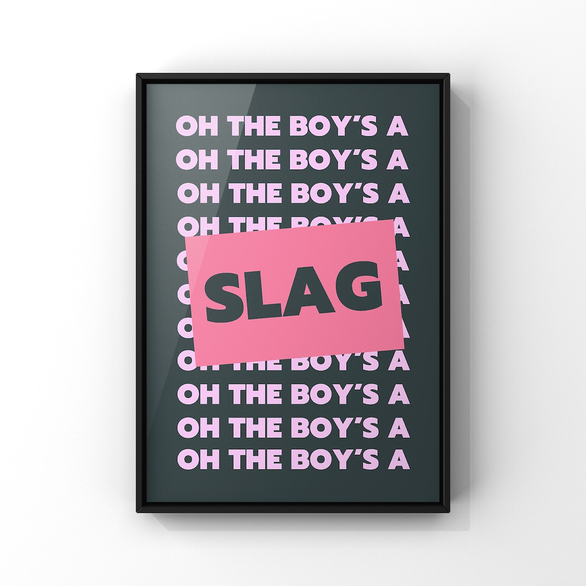 Arctic Monkeys Lyrics Poster, Colorful Song Art