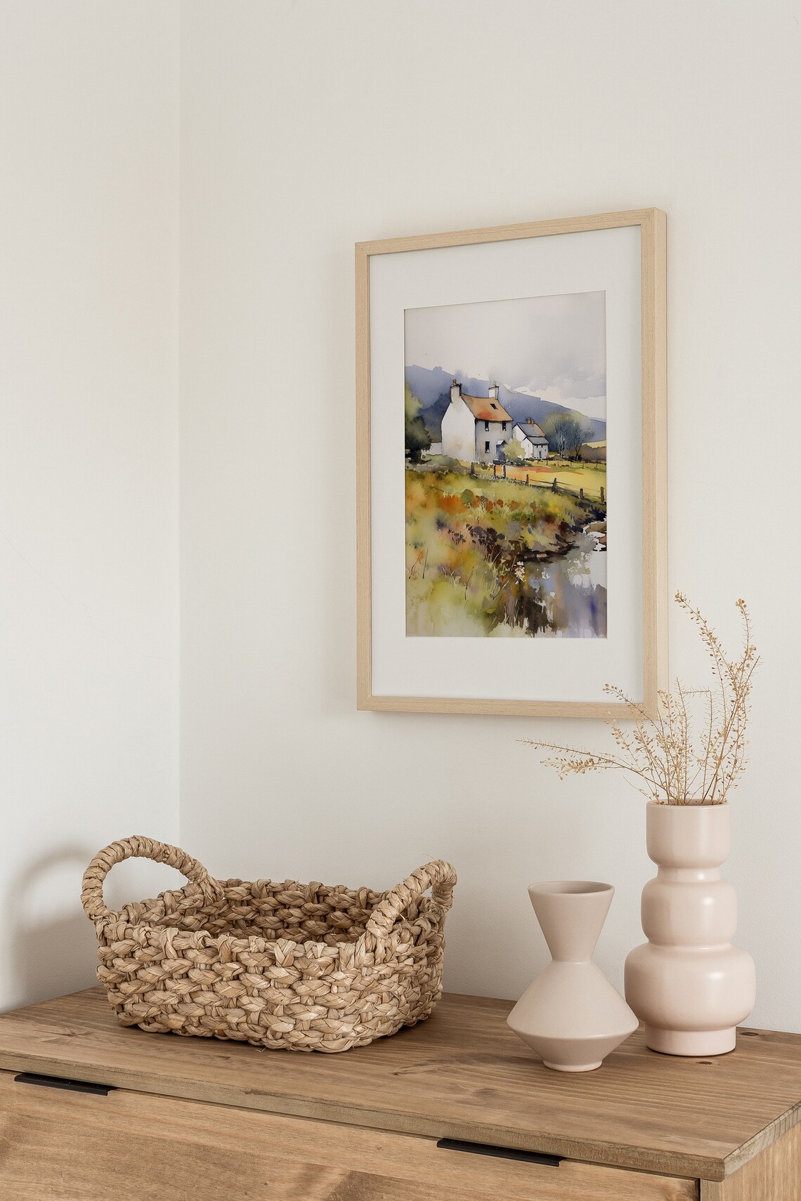 Wicklow Mountains Watercolor Art Print, Ireland - Image 4