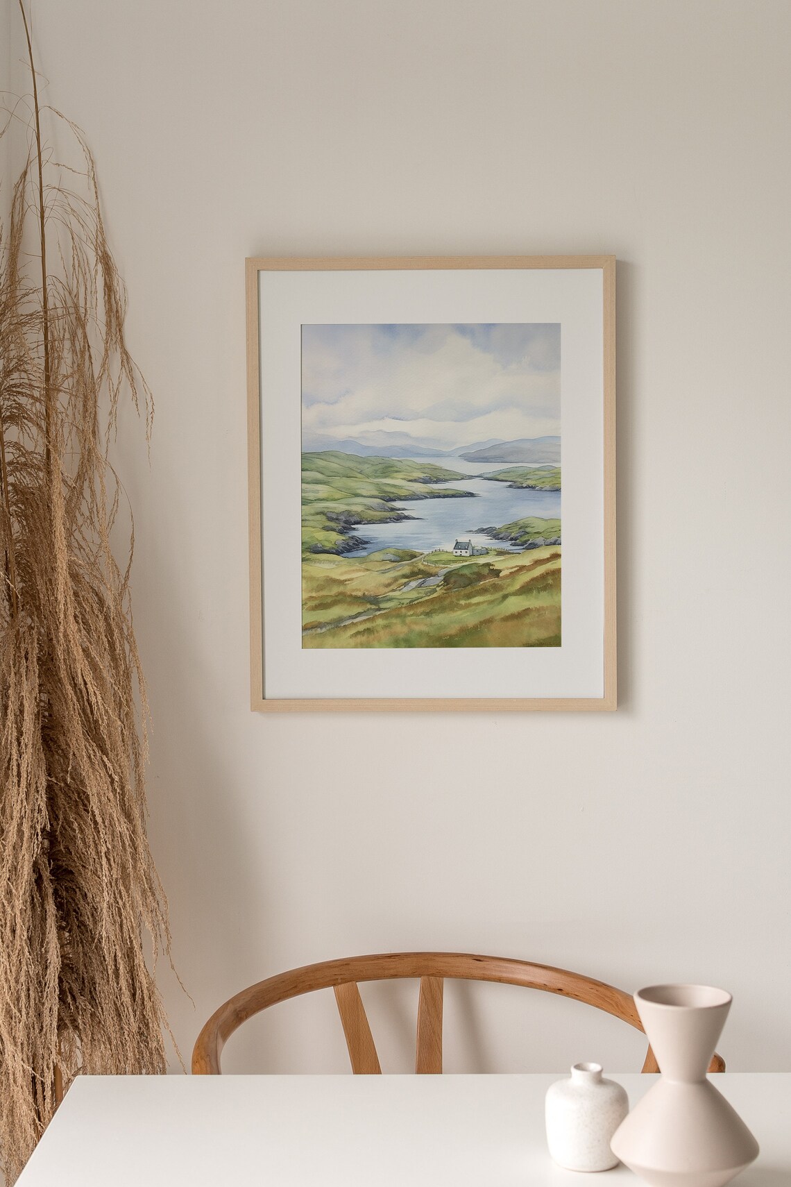 Ring Of Kerry Watercolor Art Print, Ireland Coast - Image 4