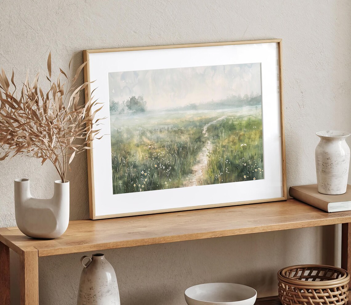 Lancaster County Pennsylvania Watercolor Art Print - Image 3
