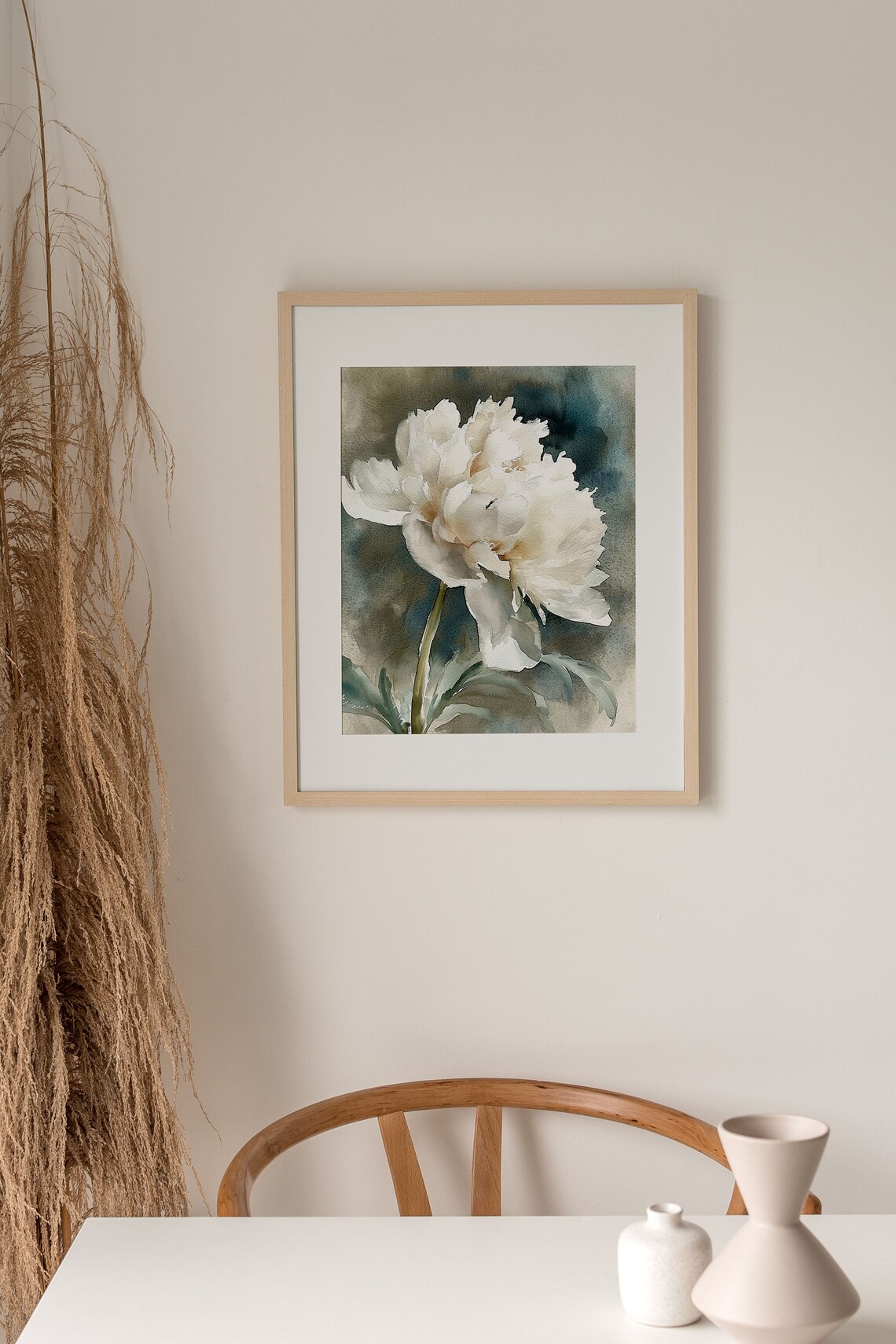 Peony Painting Floral Watercolor Art Print - Image 5