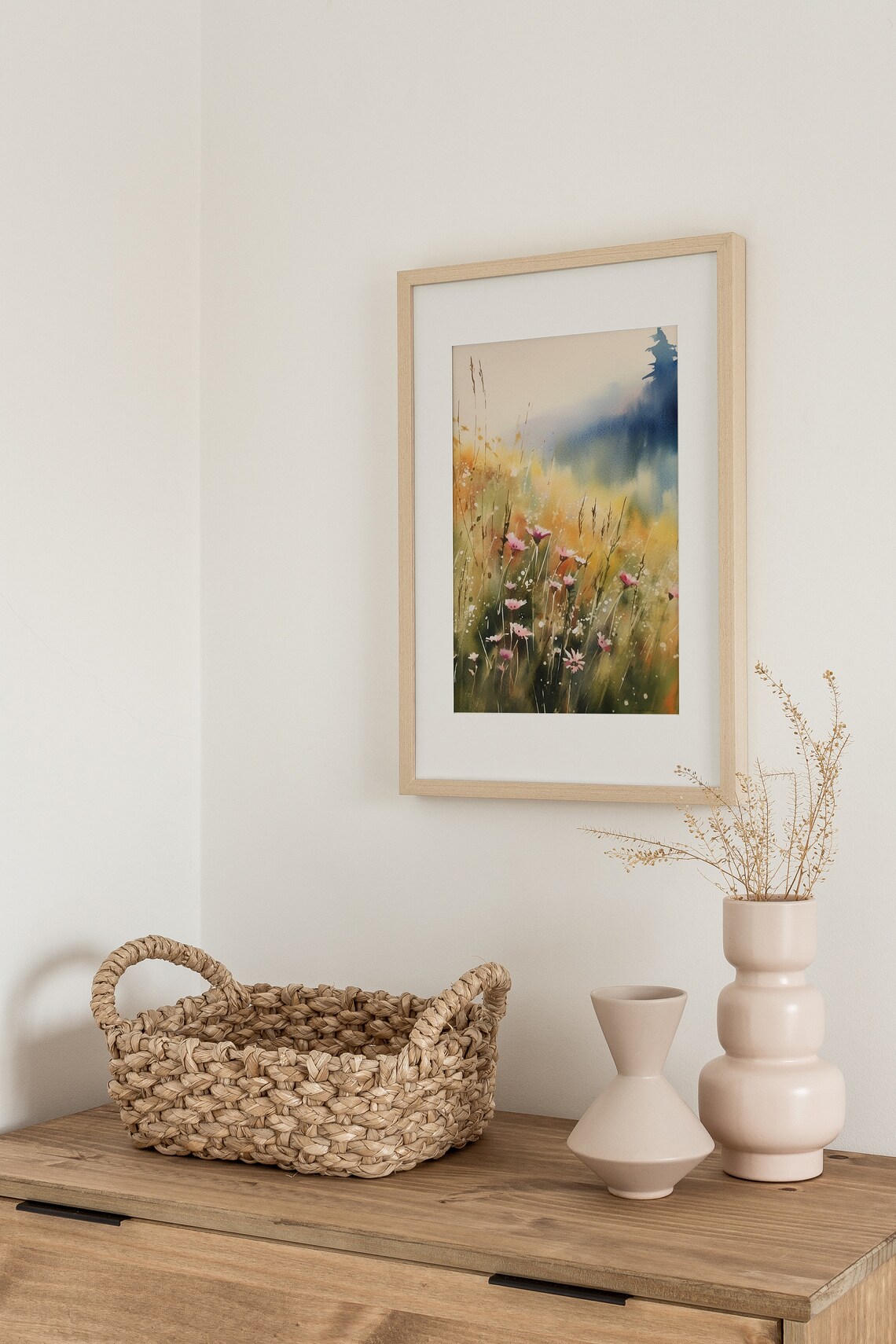 Wildflowers Watercolor Vermont Art Print, Mountain Flowers - Image 3