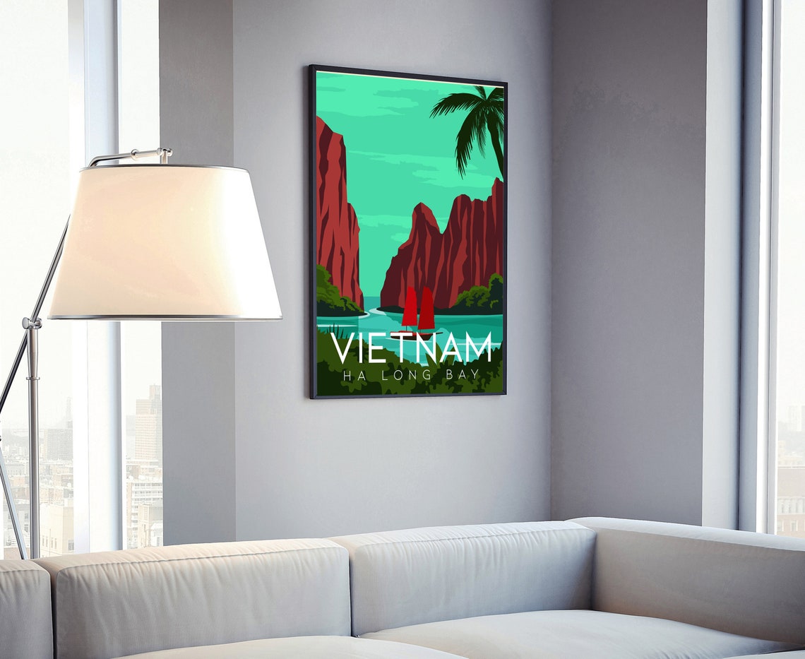 Vietnam Saigon Opera House Notre Dame Cathedral Cityscape Poster - Image 4