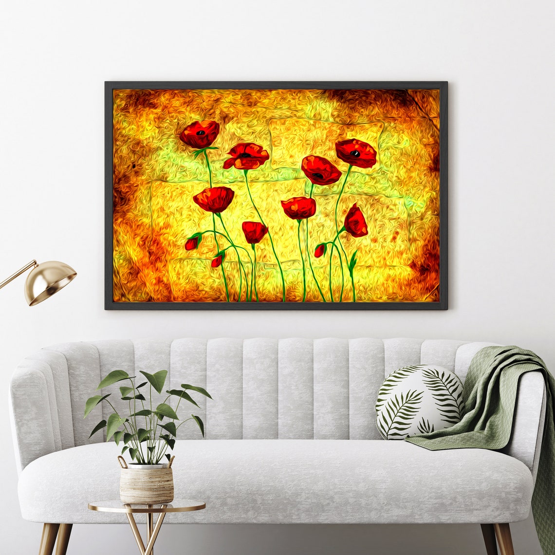 Flowers Oil Painting Flowers Still Life Poster Prints Flower Painting Prints Floral Texture Oil Painting Home Office Wall Art Decoration - Image 4