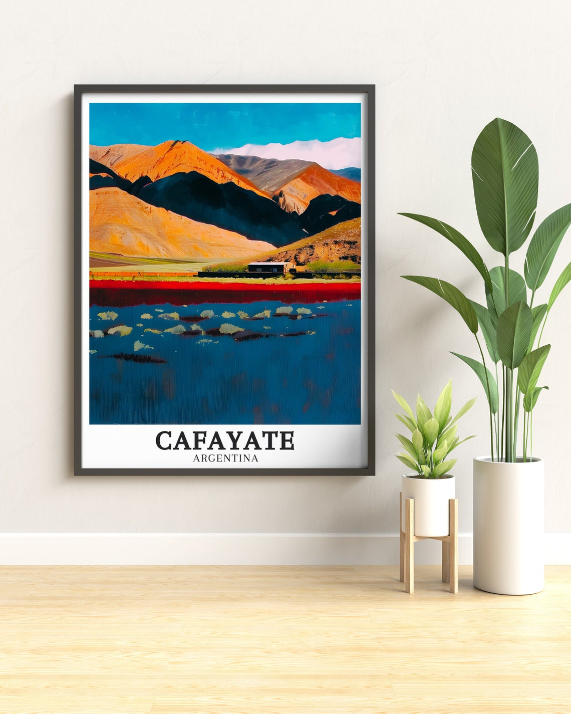 Cafayate Calchaqui Valley Desert Mountains and Shores Poster - Image 2