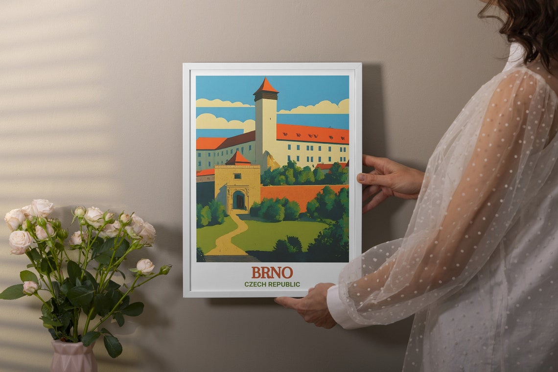 Spilberk Castle Brno Czech Republic Historic Fortress Poster - Image 2