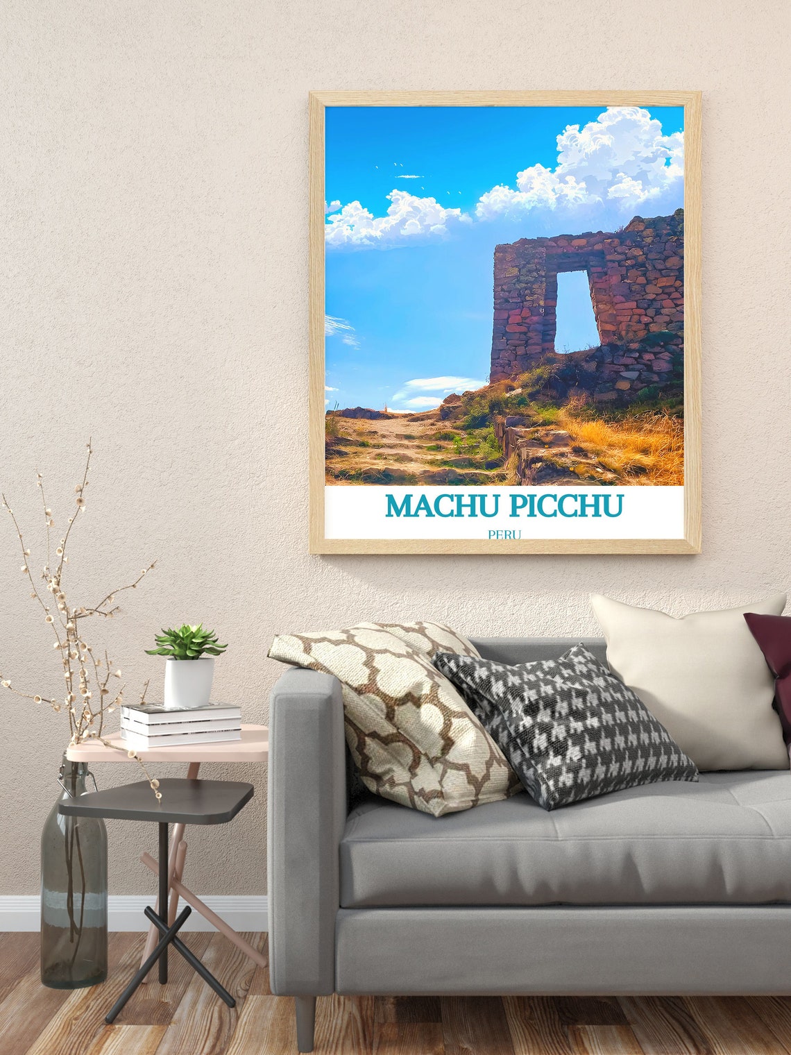 Machu Picchu Peru Sun Gate Inca Trail Ancient Ruins Travel Poster - Image 3