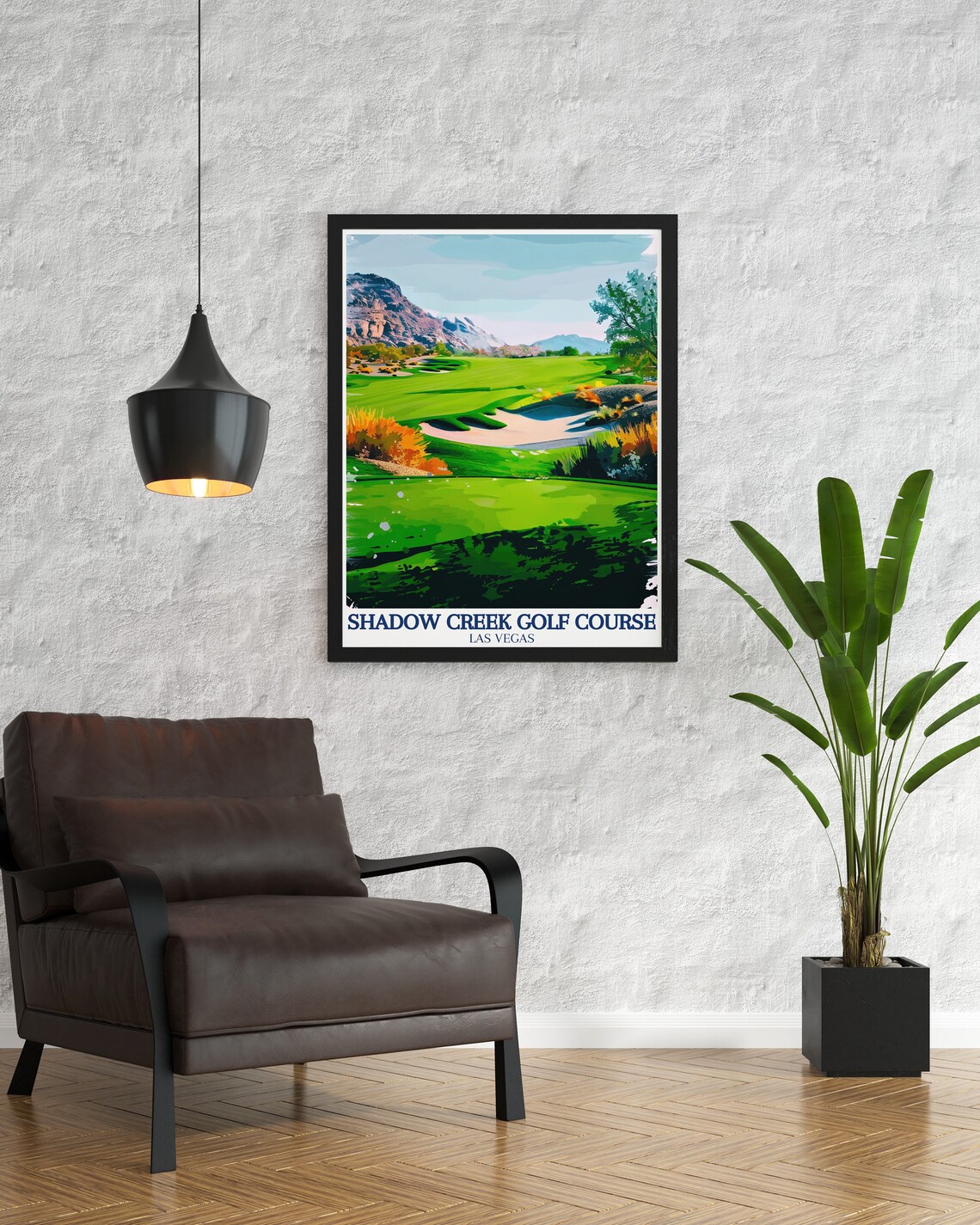 Shadow Creek Golf Course Posters Nevada Desert Art Stunning Shadow Creek Prints Shadow Creek Course Posters - Image 3