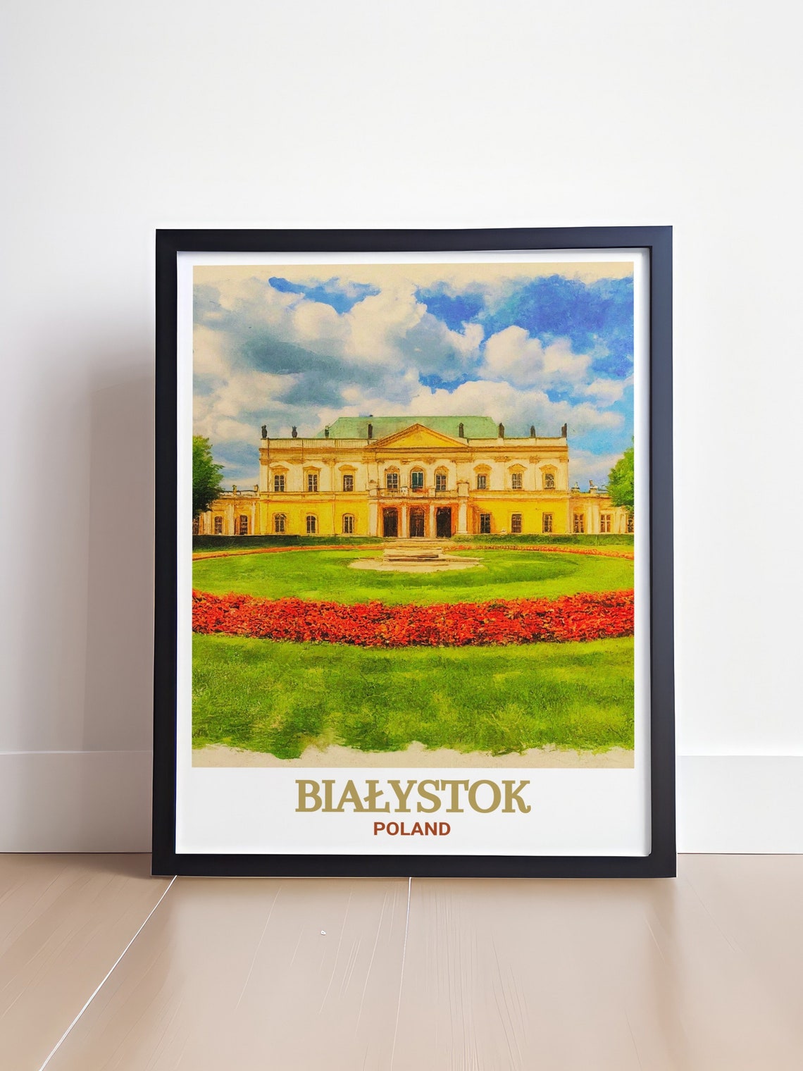 Branicki Palace And Baroque Gardens In Bialystok Poland Poster - Image 4