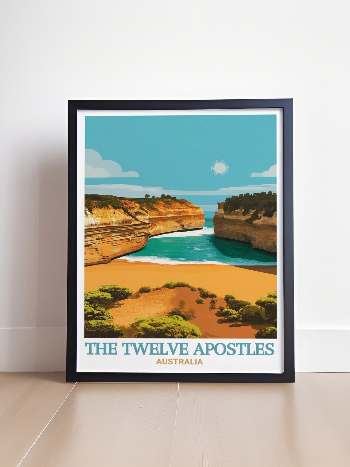 The Twelve Apostles Australia Golden Limestone Cliffs Coastal Poster - Image 4