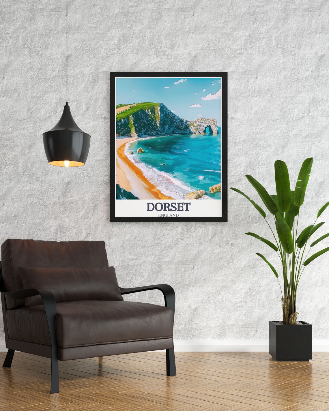 Dorset England Durdle Door Arch Over Turquoise Jurassic Coast Poster - Image 2