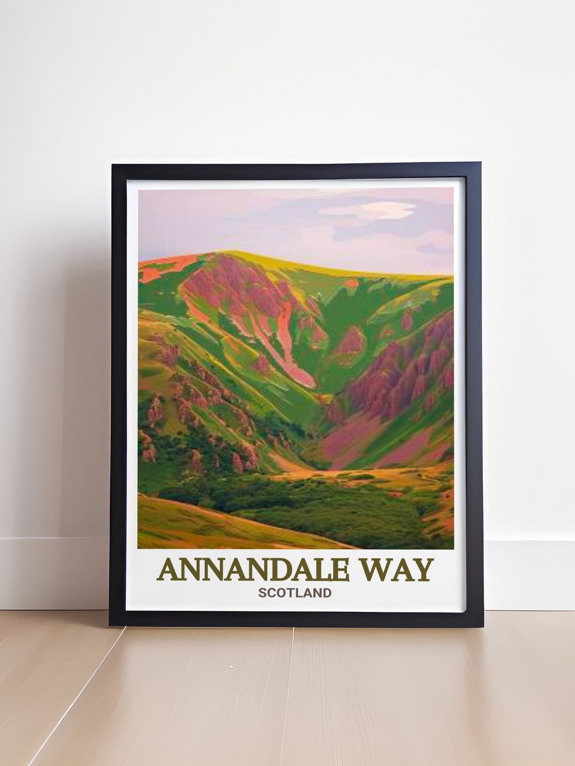 Annandale Way Scotland Devils Beef Tub Green Valley View Poster - Image 4