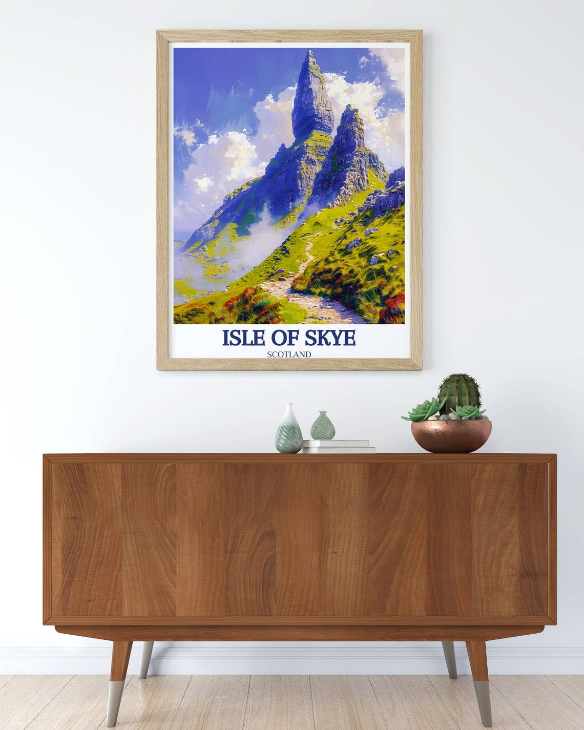 Isle of Skye The Storr Rock Pinnacles Scotland Mountain Trail Poster - Image 3