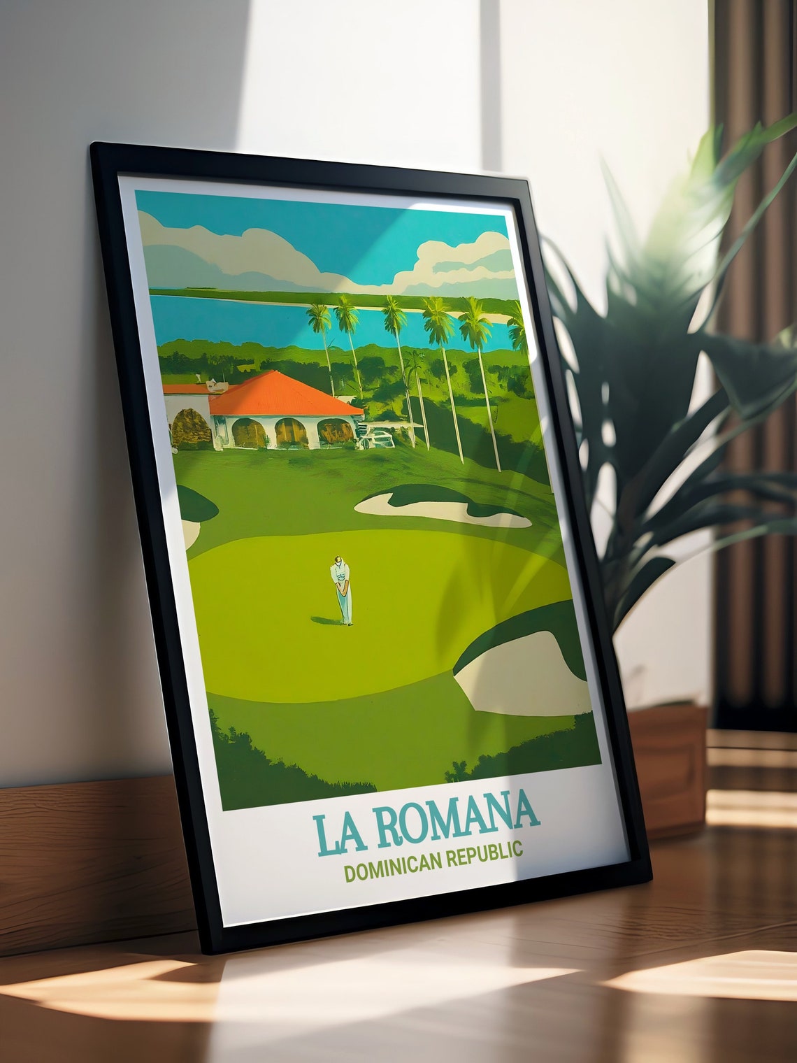La Romana Travel Art Collection Teeth Of The Dog Golf Travel Posters Caribbean Cultural Decor Teeth Of The Dog Golf Wall Art - Image 3