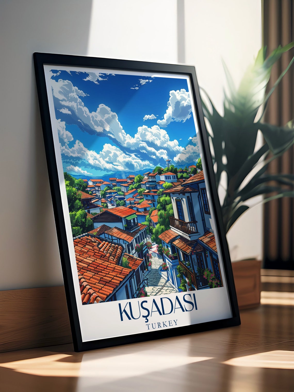 Kusadasi Travel Poster Kuadas And Irince Prints Turkey Travel Gifts And Decor Irince Travel Prints For Your Home - Image 3