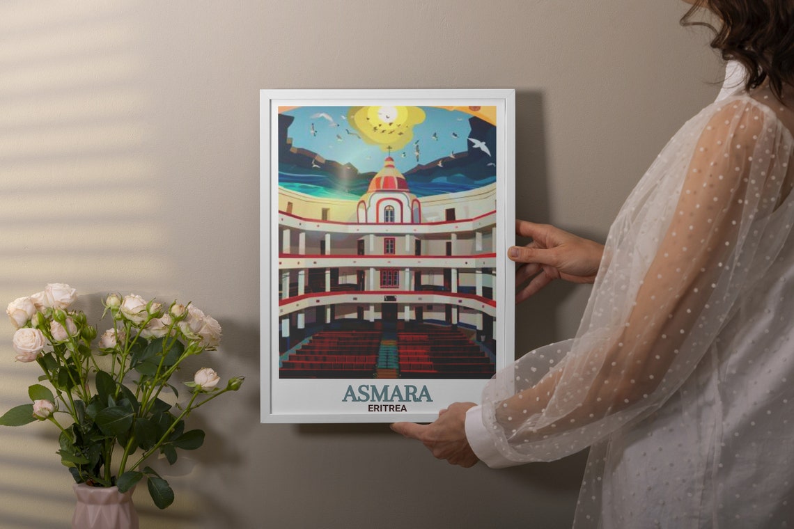 Asmara Opera House Grand Historic Interior Eritrea Travel Poster - Image 2