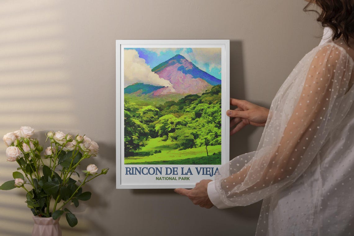 Rincon De La Vieja Costa Rica Volcano National Park Art Poster - Image 2