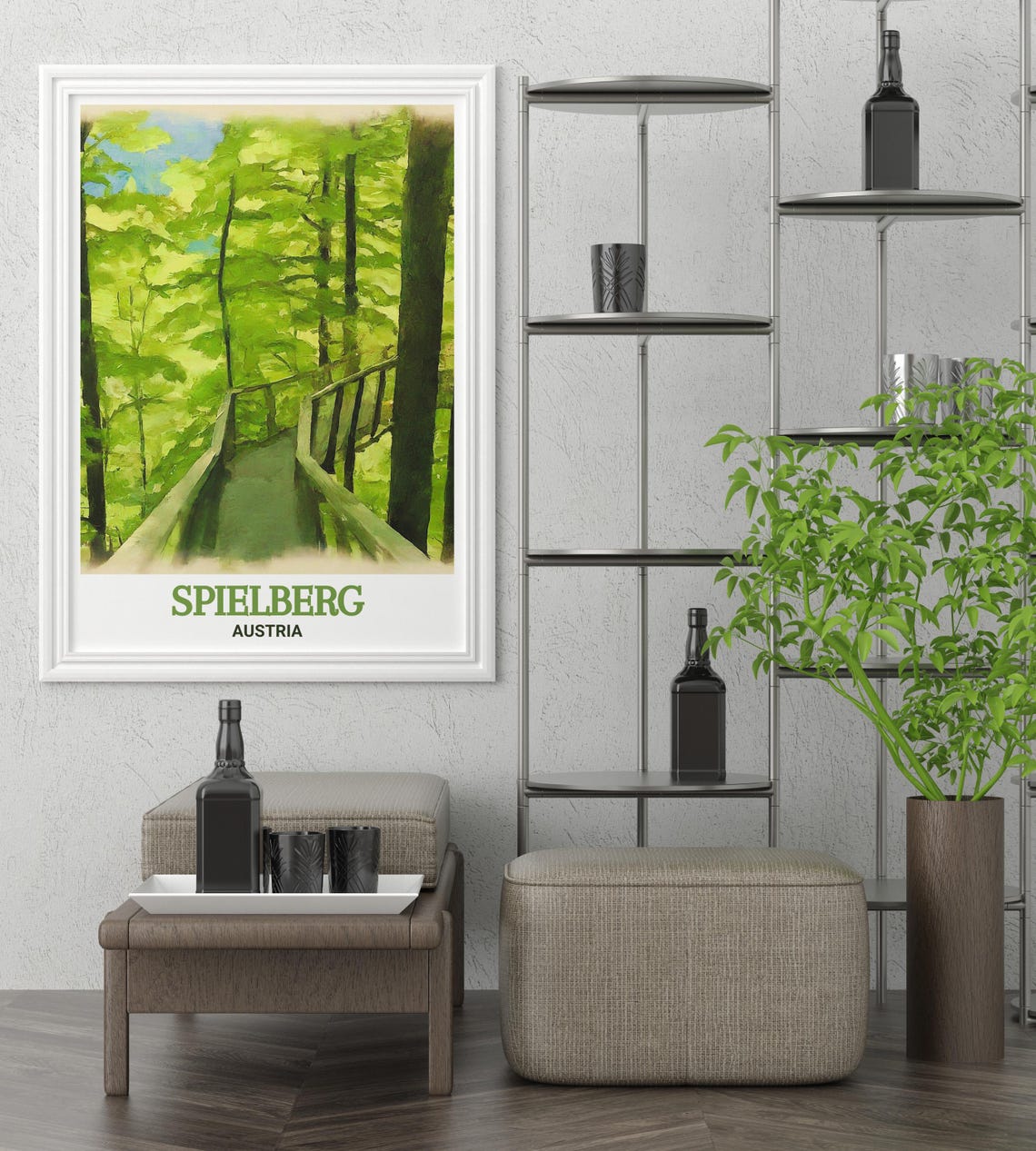 Spielberg Austria Forest Treetop Walkway Canopy Trail Poster - Image 3