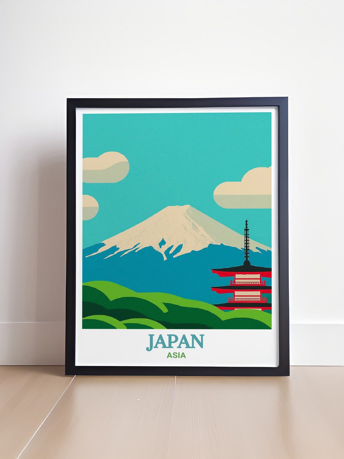 Japan Travel Print Mount Fuji Art For Gifts And Decor Mount Fuji Art Print Japan Travel Poster Japan Decor Mount Fuji Poster - Image 4