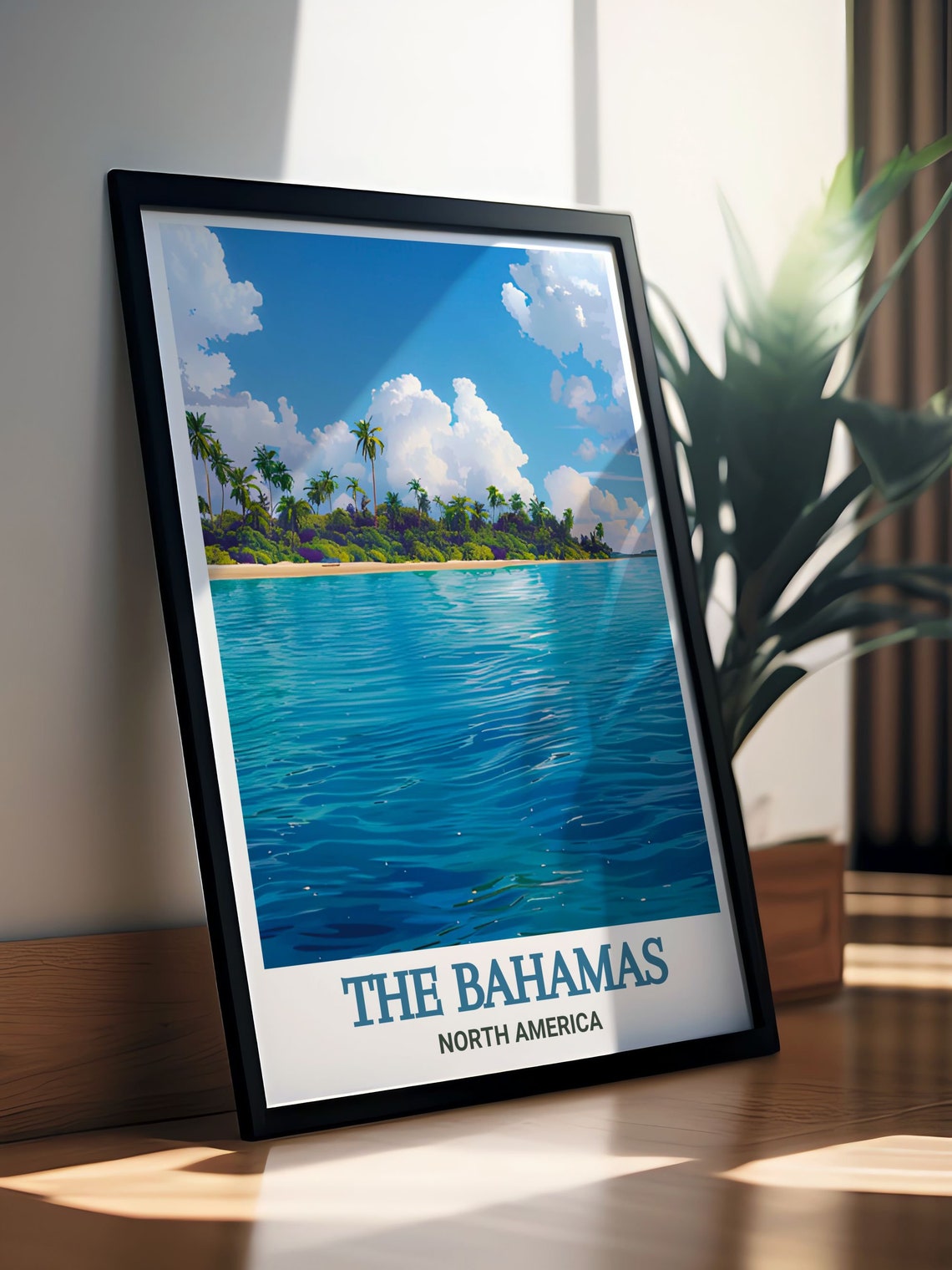 The Bahamas Travel Poster Andros Island Prints Andros Island Art And Traveler Gifts Andros Island Decor And Caribbean Artwork - Image 3