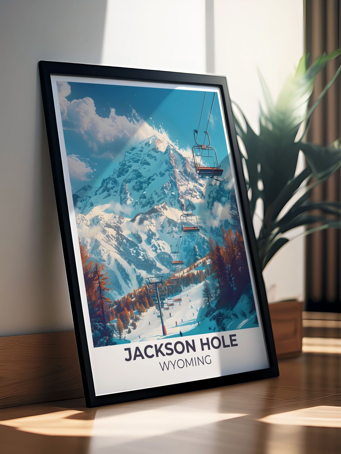Jackson Hole Wyoming Landscape Art Print, Wild West - Image 4