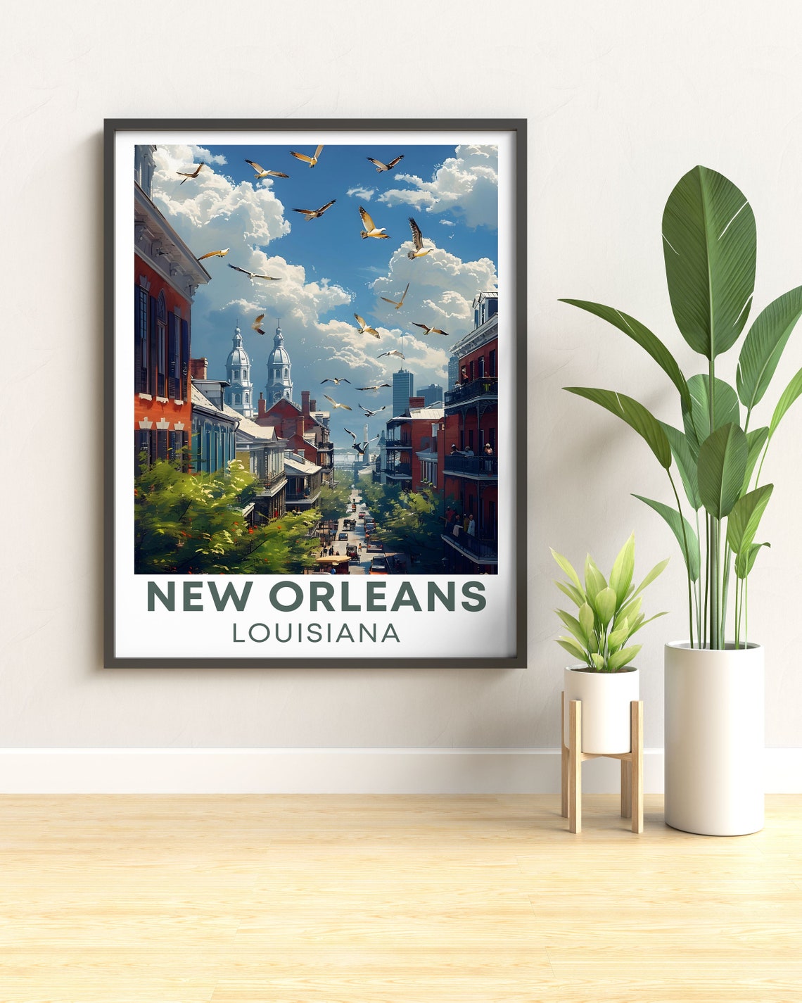 New Orleans Poster French Quarter Art The French Quarter Print New Orleans Artwork And Travel Poster - Image 2