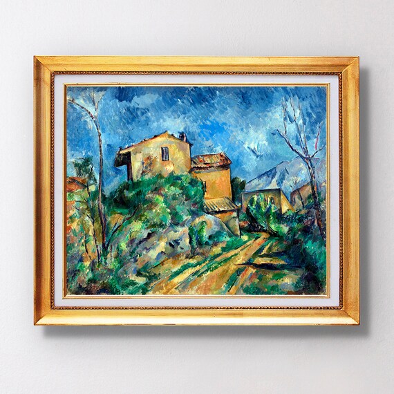 Paul Cezanne The House of the Hanged Man Village Scene Poster