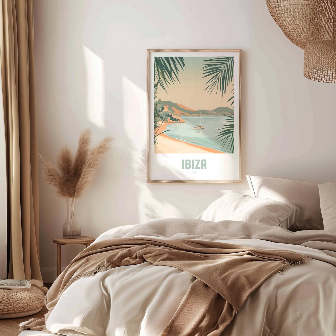 Ibiza Vintage Travel Poster, Spain Travel Poster - Image 3