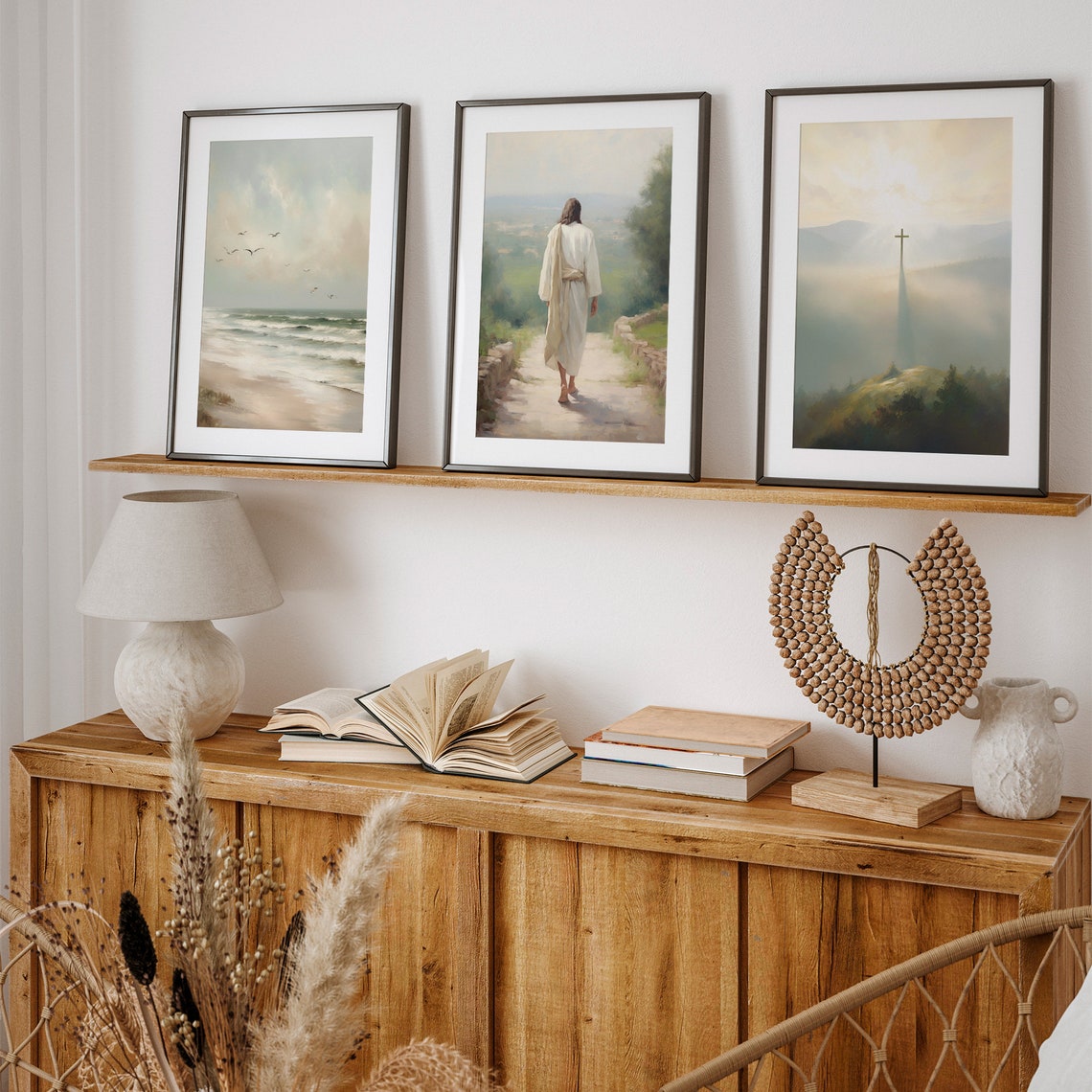 Christian Gallery Set of Nine Jesus and Scripture Verse Prints Poster - Image 4