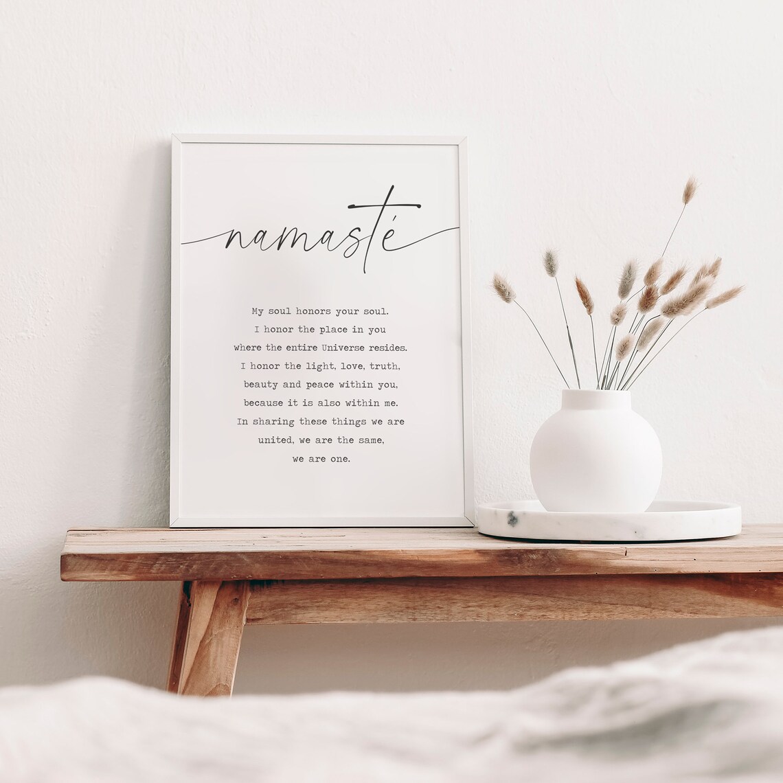 Namaste Definition Poster, Yoga Wall Art - Image 2