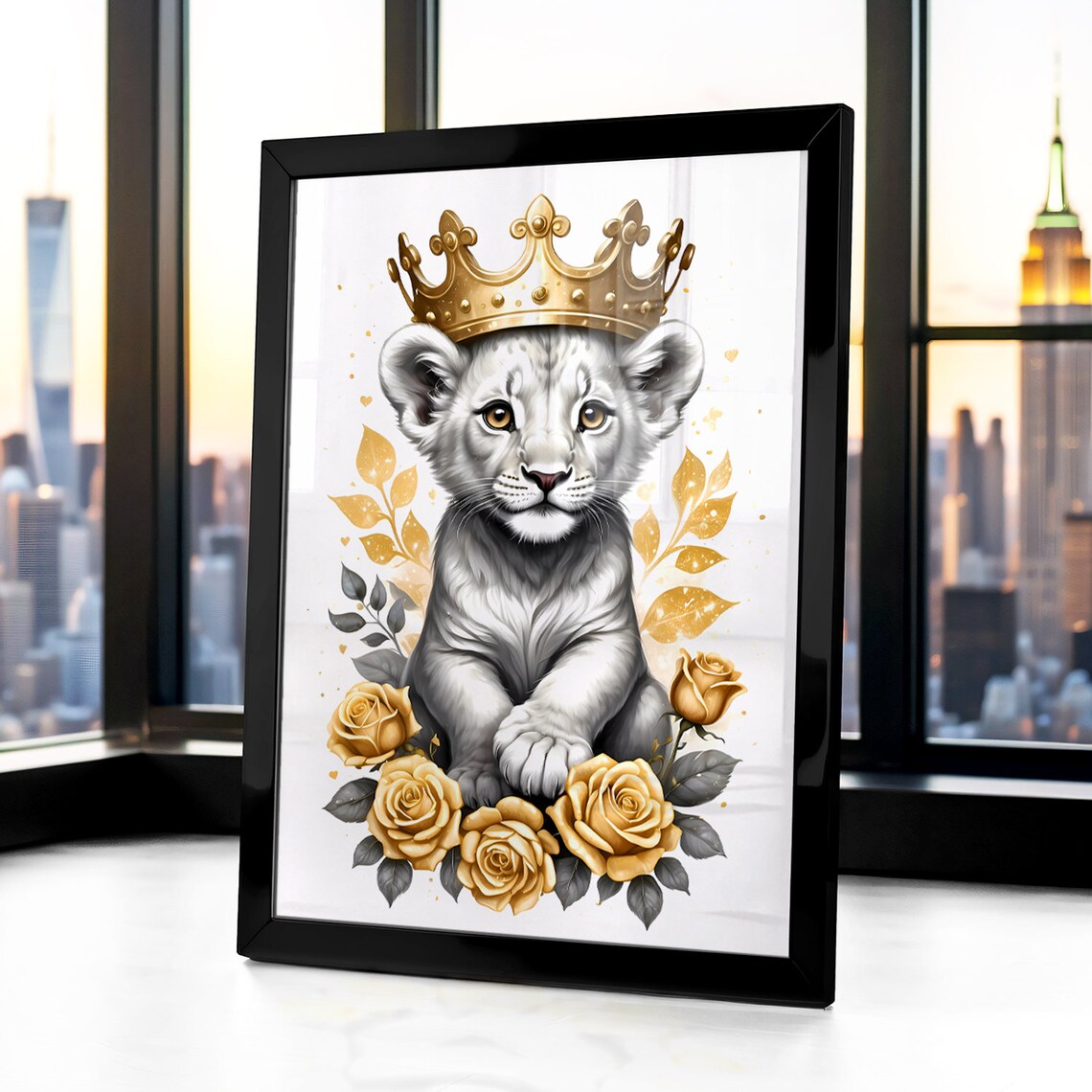 Safari Nursery Prints, Jungle Animal Decor Set