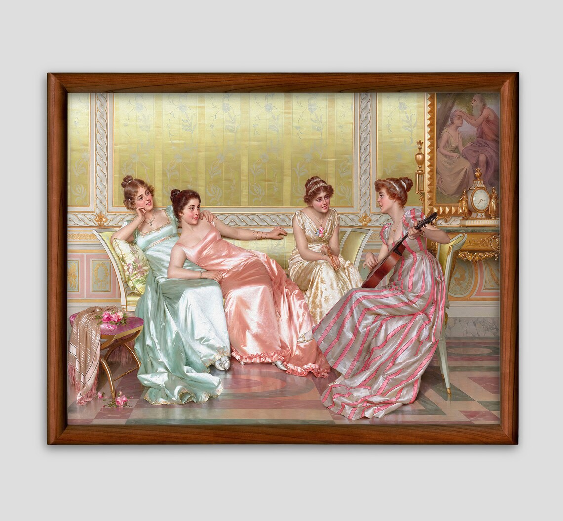 Vintage Victorian Women Art Print, Antique Portraits - Image 2