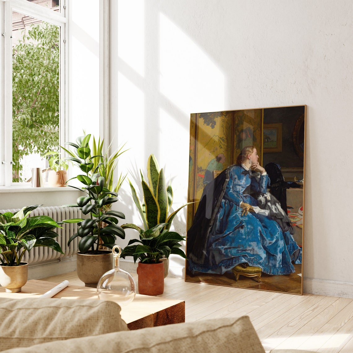 Woman Portrait Vintage Wall Art Moody Woman Art Antique Wall Decor Vintage Fashion Art Wall Art 465 - Image 3