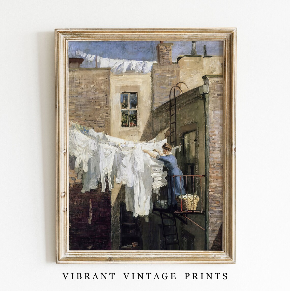 Laundry Room Vintage Wall Art, Farmhouse Decor