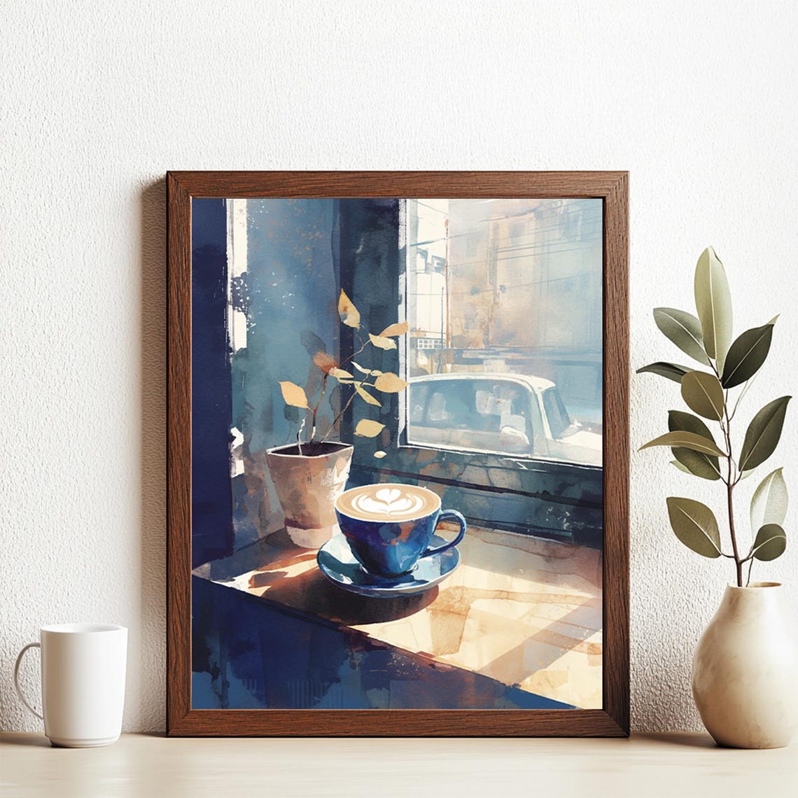 Cappuccino View Art Print Wall