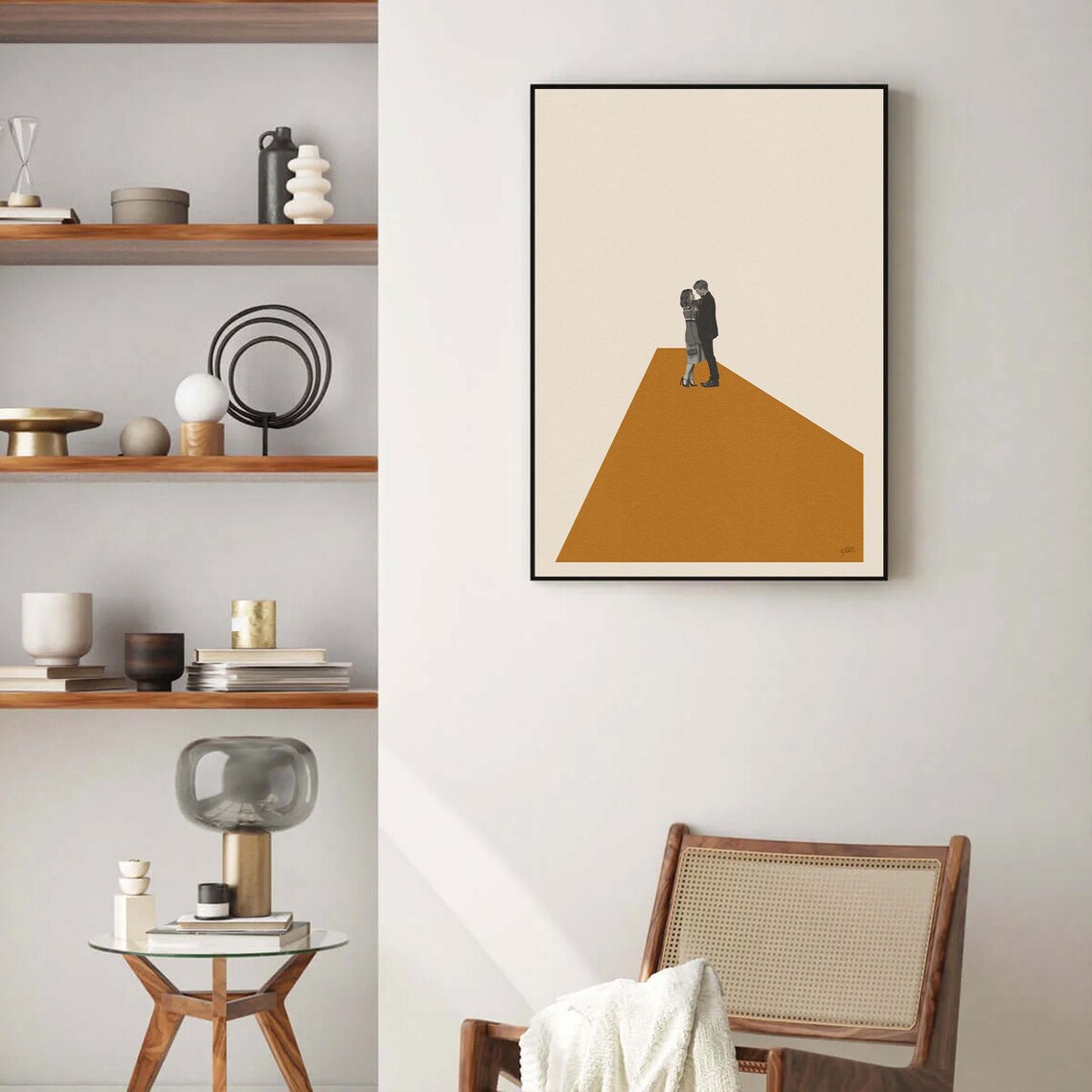 About Time Inspired Mid-Century Modern Art Print - Image 4