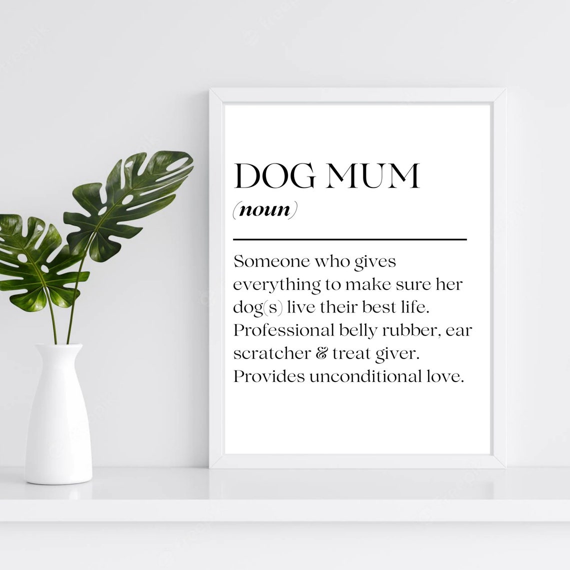 Dog Mum Definition Print Dog Mum Gift Dog Owner Gifts Pet Prints Funny Dog Print Dog Gifts Dog Typography Gifts For Dog Lovers Font2