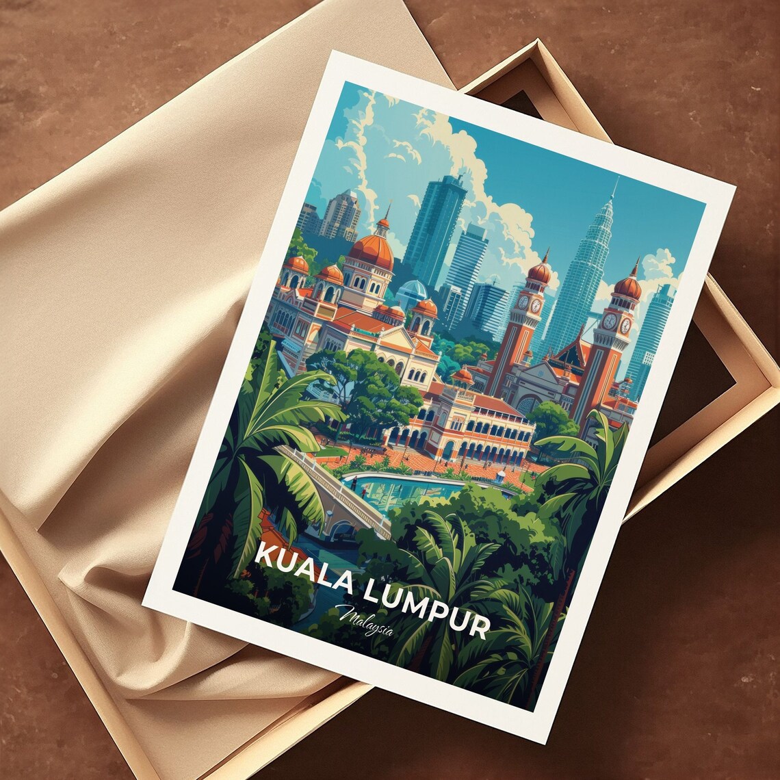 Kuala Lumpur Malaysia Historic Merdeka Square Skyline In Daylight Poster - Image 3