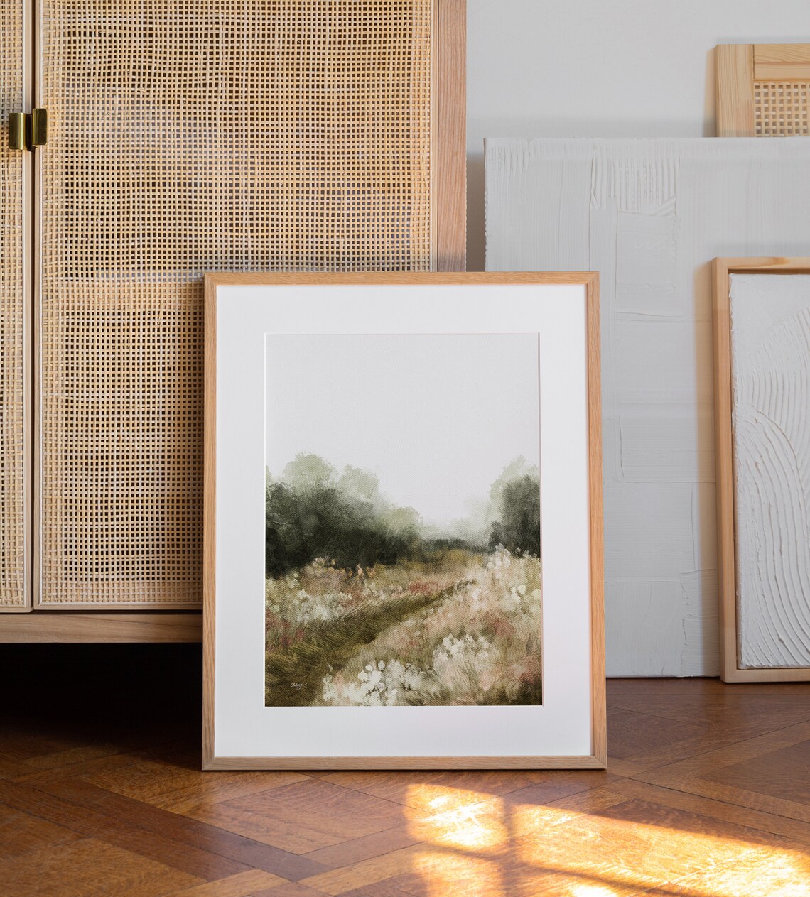 Rustic Summer Landscape Print, Country Farmhouse Decor - Image 2